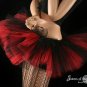 Peek a boo mico mini Black and red adult tutu Xlarge Plus