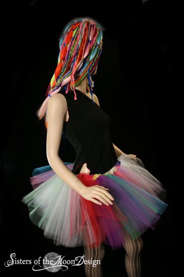 Lighter Random Rainbow Extra Poofy Tutu Skirt Adult Large 9000