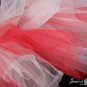 Peek a boo mini red and white tutu skirt Adult Small