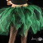 Bustle Toxic streamer black and green tutu skirt Adult Large