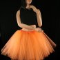 Orange cream Romance extra poofy knee length tutu skirt petticoat Adult XLarge-Plus