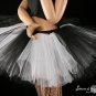 Black and White Monster dance tutu Adult petticoat Medium