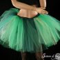 leprecon tutu extra puffy Green and gold adult Large