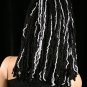 Black Hole black and white yarn hair falls