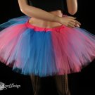 Bubble gum turquoise and pink Monster dance tutu Adult petticoat Large