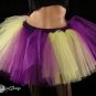 purple and yellow Monster dance tutu Adult petticoat xXLarge-Plus