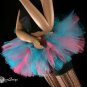 Cotton Candy Peek a boo mini tutu skirt Adult  Small
