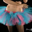 Cotton Candy Peek a boo mini tutu skirt Adult medium