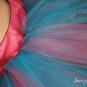 Cotton Candy Peek a boo mini tutu skirt Adult XLarge-Plus