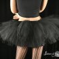 Midnight black extra poofy tutu skirt Adult With Underskirt petticoat Medium