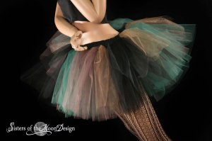 Camouflage Army camo Monster dance tutu Adult petticoat XLarge-Plus
