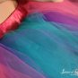 Cotton Candy Extra puffy pink, purple and turquoise adult petticoat Large