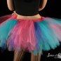 Cotton Candy Extra puffy pink, purple and turquoise adult petticoat XLarge Plus