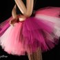 Medium Iced Rose tutu skirt Extra puffy pinks and black adult