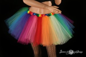over the rainbow adult dance tutu small