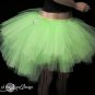 Small toxic neon green adult tutu skirt Ultra Ring Master huge poofy