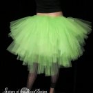 Medium toxic neon green adult tutu skirt Ultra Ring Master huge poofy