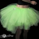 XLarge toxic neon green adult tutu skirt Ultra Ring Master huge poofy