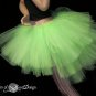 XLarge toxic neon green adult tutu skirt Ultra Ring Master huge poofy