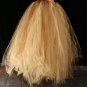 Small plus golden Streamer floor length tutu skirt formal antique goldadult
