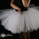 XXLarge snow White petticoat tutu dance skirt Extra puffy adult three layer dance costume petticoat