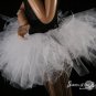 XSmall snow White Trashy petticoat tutu dance skirt Extra puffy adult three layer dance costume