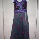 VICTORIAS SECRET PAISLEY DRAMATIC! SHEER LACEY SEXY PEIGNOIR SET Medium/OSFM