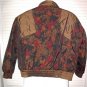 Andy Johns Womens Multi Retro Puffer Bomber Jacket 80s/90s PETITE MEDIUM