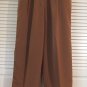 Susan Graver Peachskin Pull-on Pants (A39944) Large LIGHT BROWN