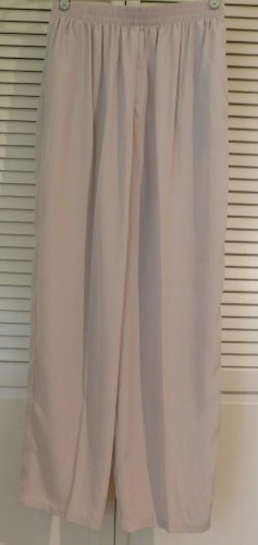 Susan Graver S.G. Sport Solid 2-Pocket Pants (A5039) Large LIGHT BEIGE