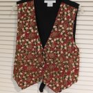 Ellen Ashley Vintage Vest with beading detail 1980's size medium