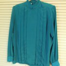 COURTNEY RHODES Women's Mandarin collar top long sleeves size 8
