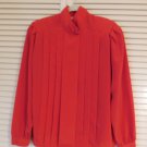 COURTNEY RHODES Women's hidden button front top long sleeves Petite 10