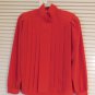 COURTNEY RHODES Women's hidden button front top long sleeves Petite 10