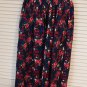 SUSAN BRISTOL Floral Pleated Skirt Made in USA size 10