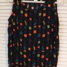 Jessica Holbrook Garden Motif Tank Top size medium