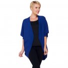 Layers by Lizden Women's Wonderlush Tri-Blend Cocoon Cardigan Navy size M/L
