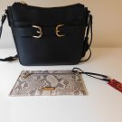 Carlos by Carlos Santana Faux Snake Pattern Wristlet