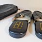 Stuart McGuire McCuire Leather Size 8.5W Men’s Slippers & Pouch SHIPPING INCLUDED