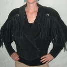 Laurice Fringed Suede Leather Motorcycle Jacket