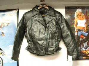 Barney's Leather Biker Jacket