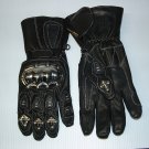 Steel Knuckle Full Gauntlet Racing Gloves
