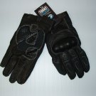 Hard Knuckle Leather Racing Gloves