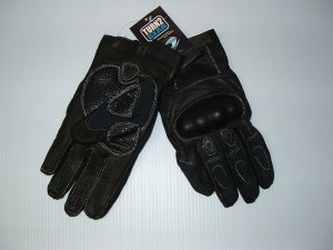Hard Knuckle Leather Racing Gloves