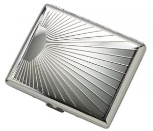 BRAND NEW Silver Sunray Metal Wallet