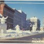 ICE SCULPTURE OLD MONTREAL- POSTCARD MINT (347)