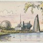 NOTRE DAME ISLAND MONTREAL- COLOR DOUBLE CARD  (B-24)