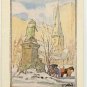 MONTREAL SQUARE DOMINION - COLOR DOUBLE CARD  (B-20)