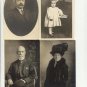 VINTAGE POSTCARDS WITH REAL PEOPLE, 4 DIFF. MINT