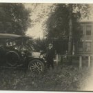 VINTAGE CAR REAL PHOTO POSTCARD AROUND 1908 (C15)